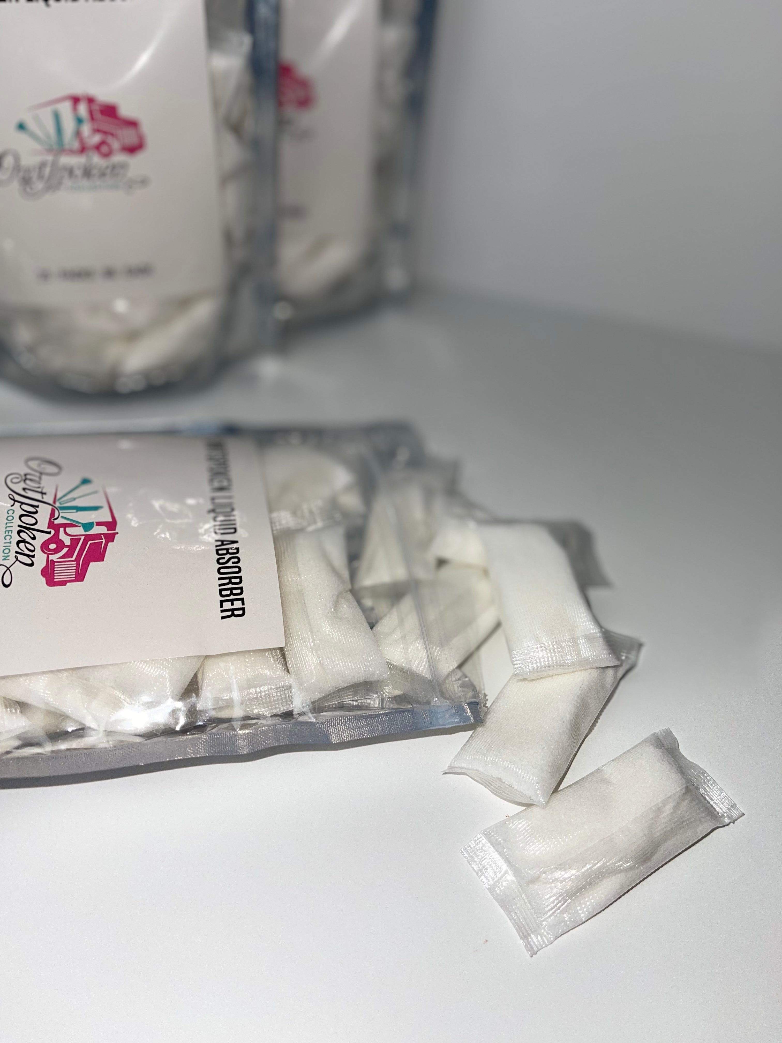 25 Owtspoken Liquid Absorber Bags 8 Grams Each Bag