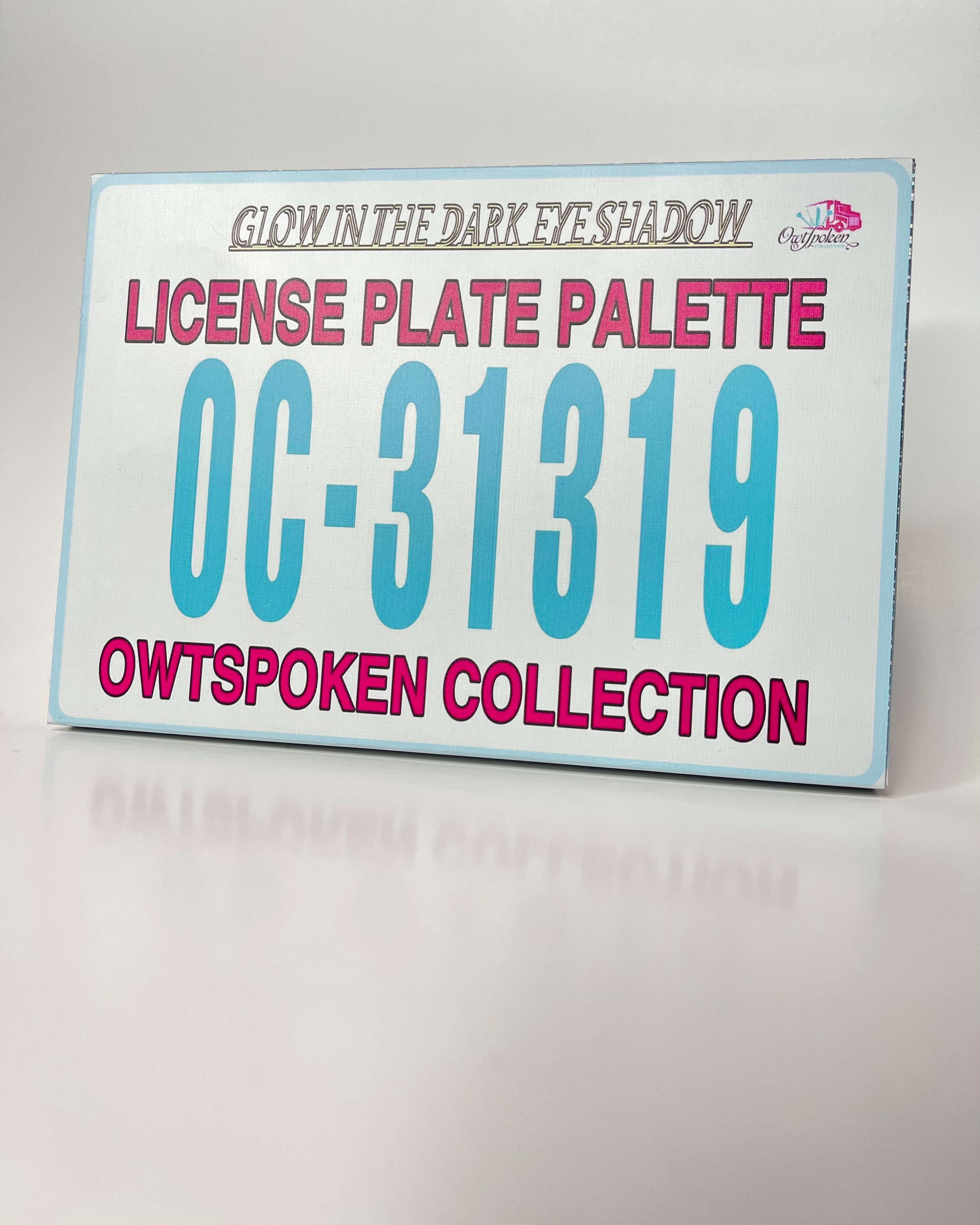 Owtspoken Big Rig Glow in The Dark License Plate Palette