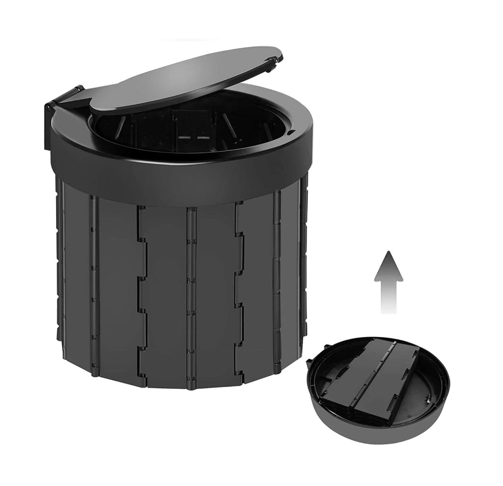 Portable Folding Toilet /1 Bundles of Trash Bag