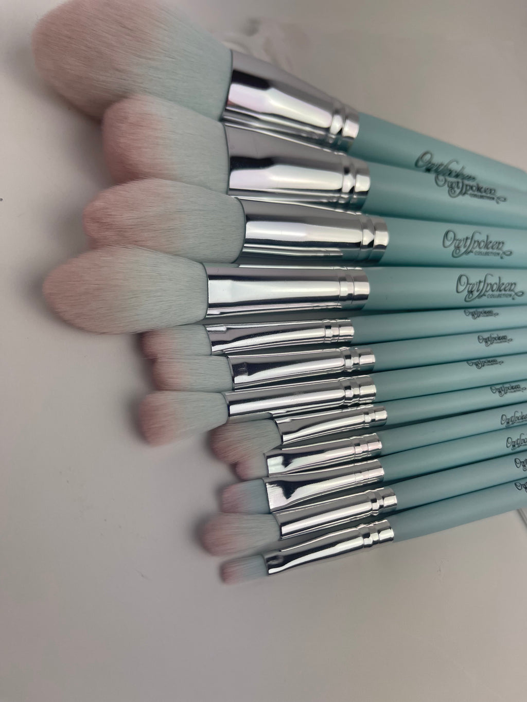 Owtspoken Blue Tool Set Cosmetic Brushes